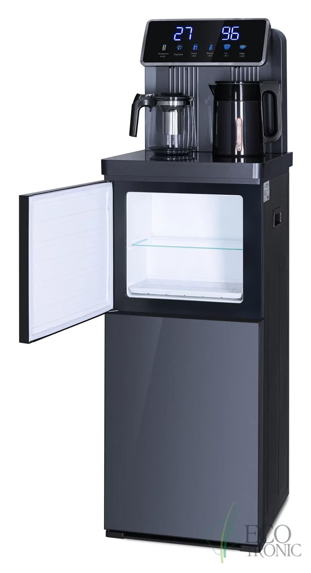 Тиабар Ecotronic TB35-LFR dark grey с холодильником
